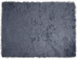 Dirbtinio avių kailio kilimas TAFALLA Antracito 240 x 340 cm