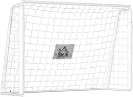 Vaikams skirti futbolo vartai, taikinio žymėjimas, smūgius sugeriančios movos, sodui, 186x123cm, balti