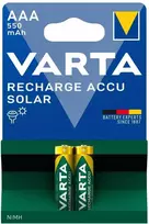 Varta Recharge Accu Solar AAA 550mAh įkraunamos baterijos 2 vnt.