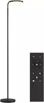 LED grindinis šviestuvas su magnetiniu nuotolinio valdymo pulteliu, lanksčiai reguliuojamas, pasukamas, metalinis, juodas