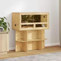 Terariumo bazė su lentyna Ruda 80 x 40 x 50 cm OSB