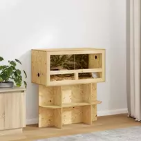 Terariumas Ruda 80 x 40 x 40 cm OSB