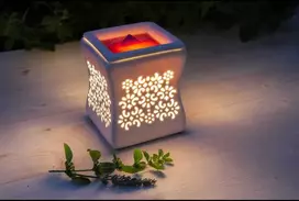Elektrinis vaško šildytuvas, Candle Brothers, 12x10x10 cm, Baltas