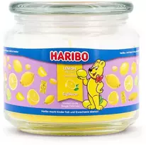 Haribo Kvapni žvakė 9,5x10x10 cm geltona, stiklas