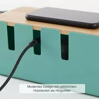 Relaxdays Laidų laikymo dėžė, šviesiai ruda