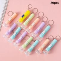 10/20Pc Mini Led Glow Flashlight Kids Birthday Party Carnival Wedding Guest Gift Goody Bag Pinata Filler Classroom Prizes Trophy 20PCS