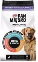 Wiejska Zagroda PAN MIĘSKO Specjalne potrzeby Dental & Senior jautiena with kalakutiena M – sausas Maistas šunims – 50g