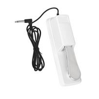 Digital Piano Keyboard Piano Sustain Pedal with Anti-Slip Rubber Bottom For MIDI Keyboard, with 1/4''(6.35mm) Input Plug 1