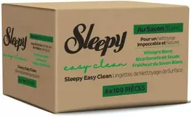 Sleepy paviršių valymo servetėlės Easy Clean Baltas Soap 600 vnt.