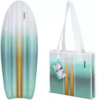 Bestway TAHITI paplūdimio čiužinys su rankenomis 178x56cm + paplūdimio krepšys 42072