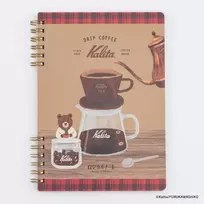 Užrašinė „drip coffee Kalita“ B6, langeliais 5 mm, NW-B610-2