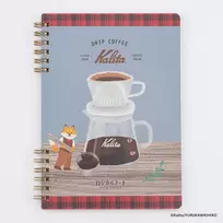Užrašinė „drip coffee Kalita“ B6, langeliais 5 mm, NW-B610-1