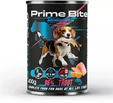 Game Dog PRIME BITE Monoprotein upėtakis with sweet potato – drėgnas ėdalas šunims – 400g