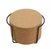 AlgoLaser apvalūs kamštiniai padėkliukai - 12vnt