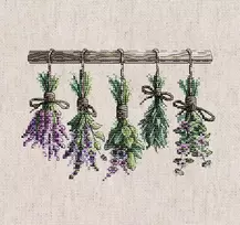 Ava Stitch Aromatinės šakelės – kryželiu siuvinėjimo rinkinys AVA-P058