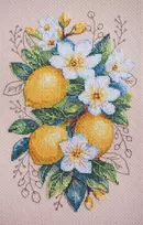 Abris Art Siuvinėjimo kryželiu rinkinys „Citrininė nuotaika“ 14x21 cm AAH-246