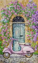 Abris Art Siuvinėjimo rinkinys kryželiu „La Dolce Vita“ 16x25 cm AAH-294