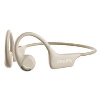 Philips kaulo laidumo atvirų ausų sportinės ausinės taa1708 smėlio spalvos ausies kabliukas