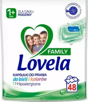 Lovela Šeimyninės skalbimo kapsulės, 48 vnt.