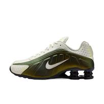 Nike Shox R4 Patogūs Madingi Paprasti Universalūs Vidutinio Aukščio Laisvalaikio Batai Vyriški Kedai Tamsiai Žali IB8062-133 38