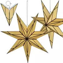SASKA GIFT AND DECOR popierinė žvaigždė dekoracija 50 cm