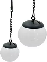 Saska Garden Saulės lempa plastikinė kabanti 10x30 cm