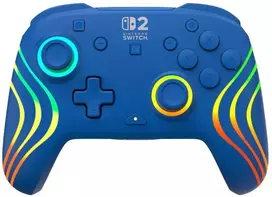 Belaidis „Turtle Beach“ valdiklis „Afterglow Wave“ Nintendo Switch 2, mėlynas