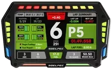 SOELPEC XR-7 Ekranas, sim racing touchscreen, RGB telemetry – juodas