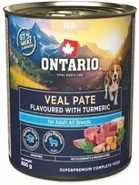 Ontario Adult Veršienos paštetas su Ciberžole 800g