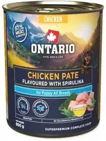 Ontario Puppy Vištienos paštetas su Spirulina 800g