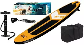 XQMAX Pripučiama SUP lenta 245x57x10cm, 90kg, oranžinė