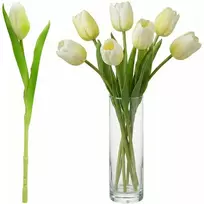 Saska Garden baltas tulpės dekoracija 31 cm