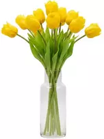 Saska Garden Geltona tulpė 38 cm kaip natūrali