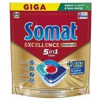 Tabletės indaplovėms Premium Somat 54 vnt. Excellence