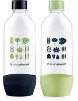 SodaStream JET bottle 2x 1 l , žalias/juodas