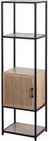 Bibliotekos lentyna su spintele KASTO, 43 x 33 x 153 cm