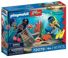 Konstruktorius Playmobil Policijos naras su lobiu (72078)