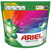 Skalbimo kapsulės ARIEL Allin1 Color, 65vnt.