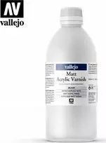 Vallejo Vallejo: Matinis akrilinis lakas 500 ml