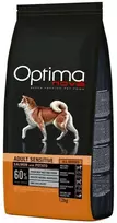 Optima Nova OPTIMANOVA Adult Sensitive lašiša & bulvės – sausas Maistas šunims – 12kg