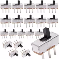 Jungiklis 9x4mm - 2 padėčių ĮJUNGTA/IŠJUNGTA - 20 vnt, - skirtas montuoti ant PCB