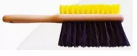 Edelmax Medinis dvipusis šepetys su rankena 31 cm. Minkšto ir kieto plauko. XTOP 8248