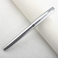Jinhao 85 Stainless Steel Fountain Pen EF/0.38MM Nib with Ink Converter Writing Gift Pen