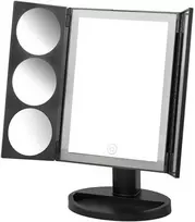 LED makiažo veidrodėlis