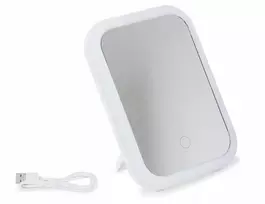 LED apšviestas makiažo veidrodis