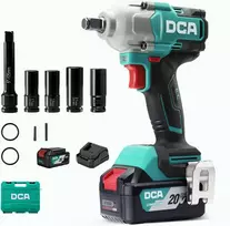 DCA ADPB520 20 V bešepetė akumuliatorinė smūginė suktuvė, 320 Nm, 4,0 Ah