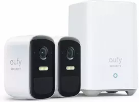 eufy Security eufyCam 2C Pro belaidžių 2K lauko stebėjimo kamerų rinkinys, 2 vnt., IP67