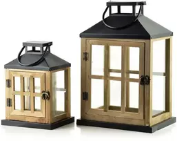 Mondex Since 1986 LEVI Komplet 2 latarni 24x18x36/17x13x25cm