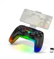Pad Evolveo Ptero2, belaidis i przewodowy gamepad do PC, PS3/4/5, iOS, Android, Switch, juoda