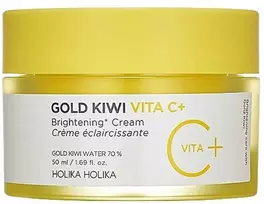 Holika Holika Gold Kiwi Vita C+ Brightening Kreminis šviesinantis veido kremas su vitaminu C 50 ml